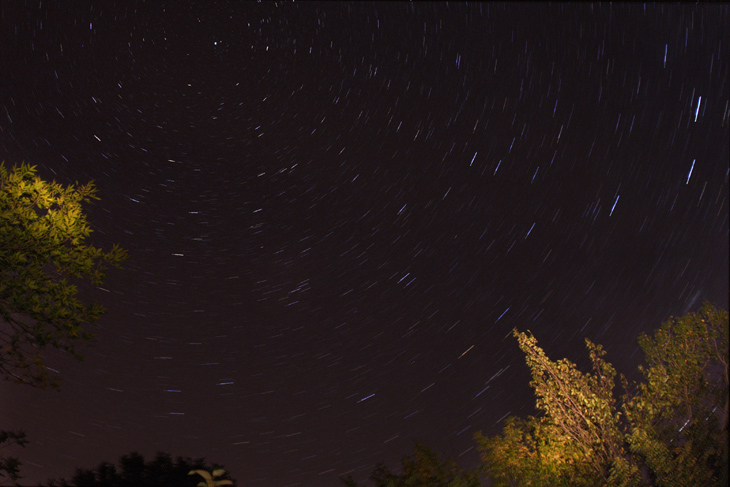 star trails